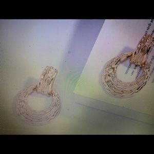 Gold base metal clip hoop